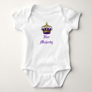 Royal Baby Krona Prince eller Princess Creeper T Shirt