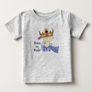 Royal Baby med Krona/Born till regel! Tee