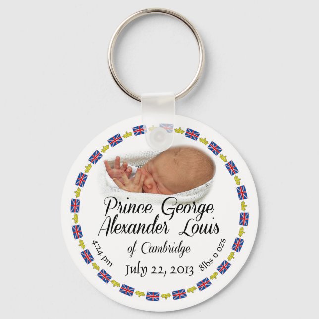 Royal Baby - prins George Alexander Louis Nyckelring (Framsida)