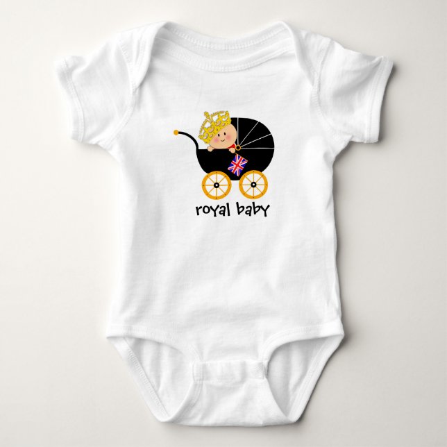 Royal Baby Spädbarnskläder T Shirt (Framsida)