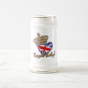 Royal Baby UK Heart Flagga Sejdel