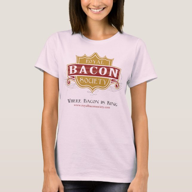 Royal Bacon Society Logotyp Shirt T (Framsida)