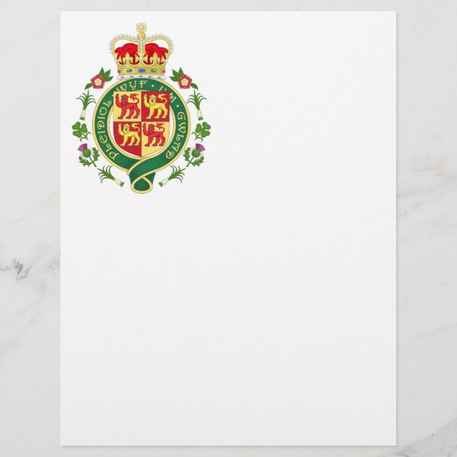 Royal Badge of Wales (Framsida)