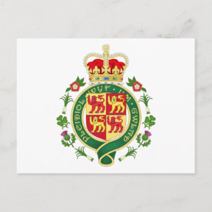 Royal Badge of Wales Vykort