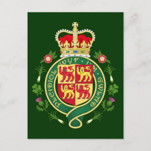 Royal Badge of Wales Vykort