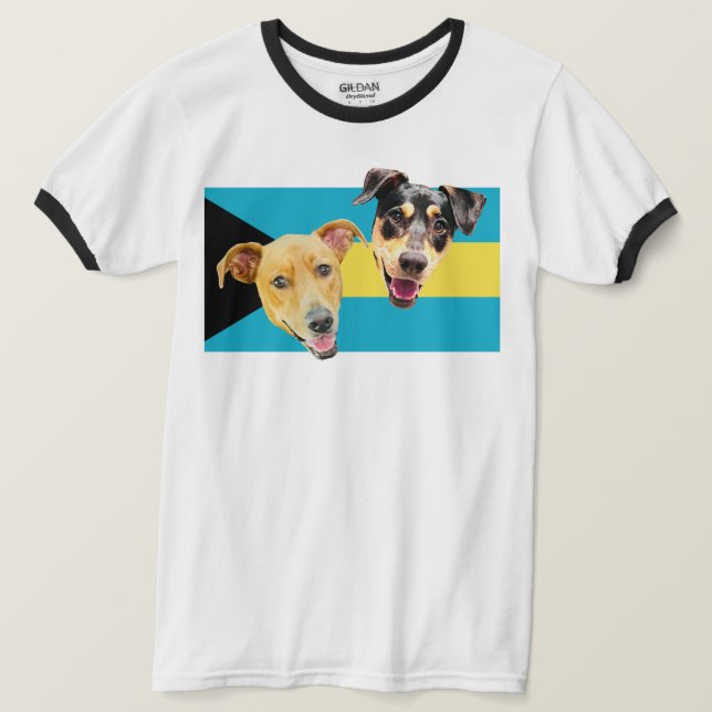 Royal Bahamian Potcakes-tröja 2 T Shirt (Design framsida)