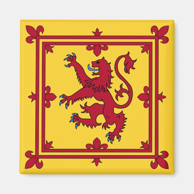Royal Banner - Skottland Magnet (Framsidan)