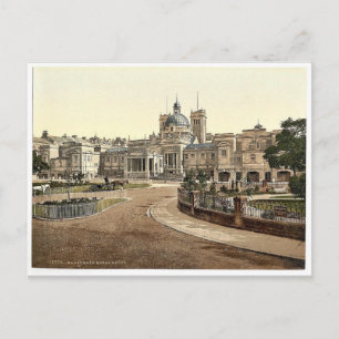 Royal Baths, Harrogate, England sällsynt Photochro Vykort
