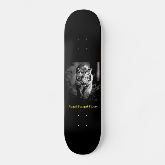 Royal Bengal Tiger Mark Mini Skateboard Bräda 18,5 Cm (Framsida)