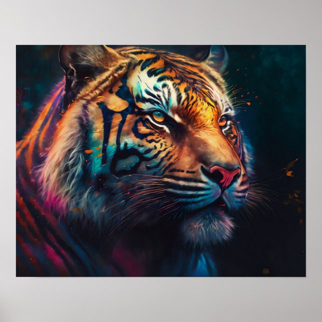 Royal Bengal Tiger Wildlife Poster (Framsidan)