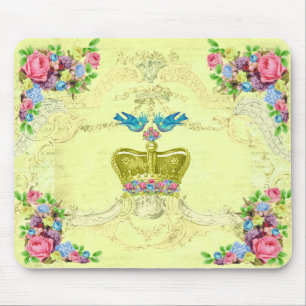 Royal Birds Blommigt Computer Mousepad Musmatta