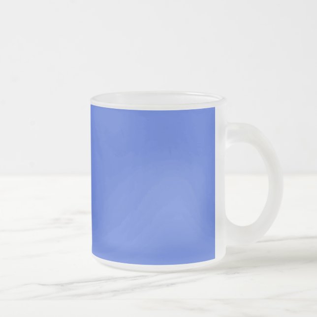 Royal Blå hex-kod 4169E1 Frostad Glasmugg (Höger)