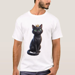 Royal Black Cat T-shirt