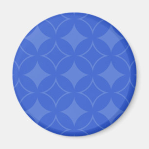 Royal (blåshippo) mönster magnet