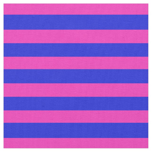 Royal blått, rosa upprätt, rand tyg (Närbild)