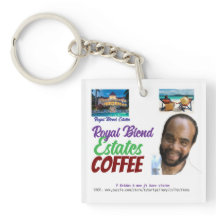 ROYAL BLEND Akrylnyckelring