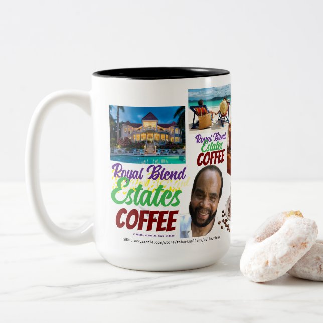 ROYAL BLEND  Mugg, 0,44 l Två-Tonad Mugg (Med munk)
