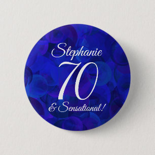 Royal Blue 70 och Sensationell Födelsedagsfest Knapp