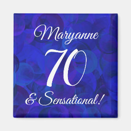 Royal Blue 70 & Sensational Födelsedagsfest Magnet