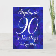 Royal Blue 90 och Non-stop Customized Birthday