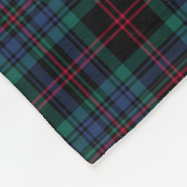 Royal Blue and Black Play Daly Tartan Fleecefilt