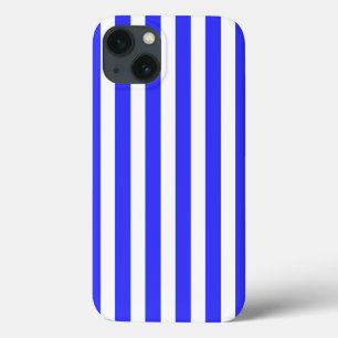 Royal blue and white candy rand Fodral-Mate iPhon