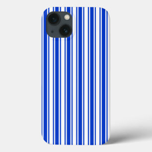 Royal blue and white candy rand Fodral-Mate iPhon
