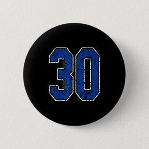 Royal Blue and White Number 30 Jersey Player Unifo Knapp