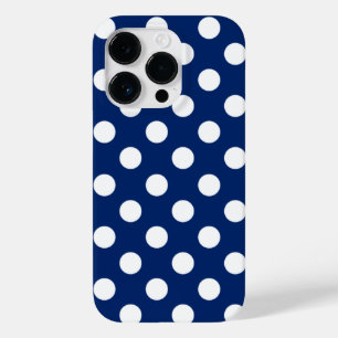 Royal Blue and White Polka dots Snyggt