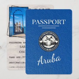 Royal Blue Aruba Passport Spara datum Datumet