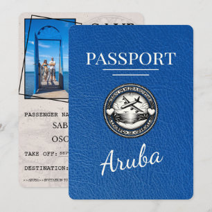 Royal Blue Aruba Passport Spara datum Datumet