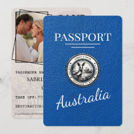 Royal Blue Australia Passport Spara datum Datumet