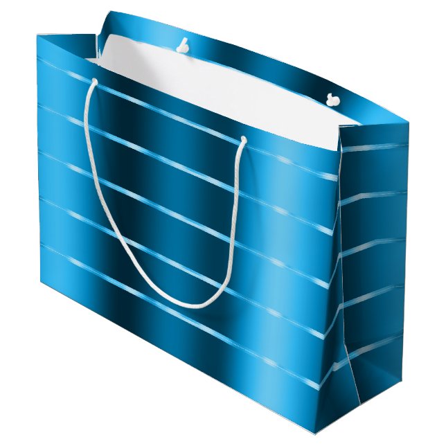 Royal Blue Band Bröllopsdusch (Baksidan Vinklad)