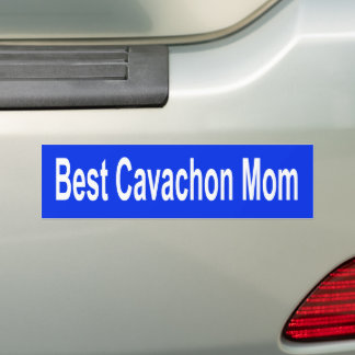 Royal Blue Best Cavachon Mamma Bumper Sticker Hund Bildekal