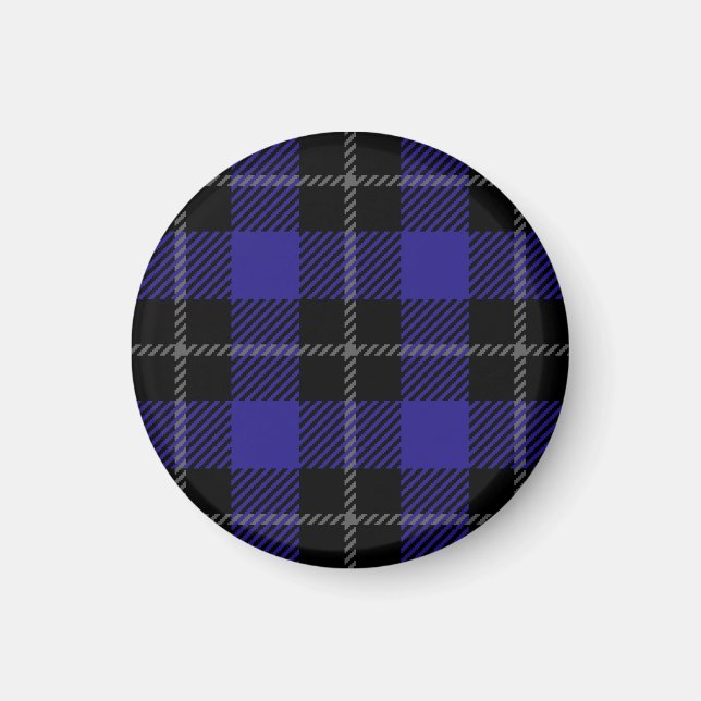 Royal Blue Black Play Magnet (Framsidan)