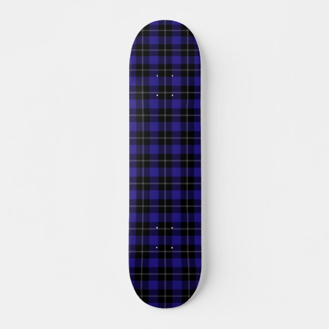 Royal Blue Black Play Mini Skateboard Bräda 18,5 Cm (Framsida)