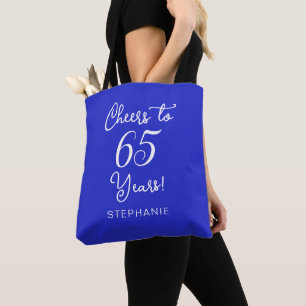 Royal Blue Cheers till Födelsedagsfest för 65 års Tygkasse
