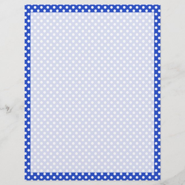 Royal Blue Combination Polka dots av STaylor (Framsida)