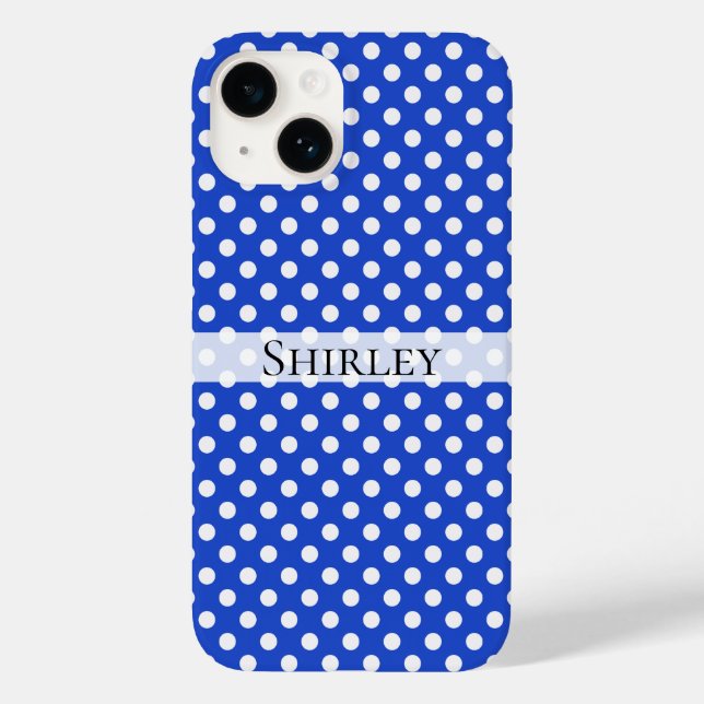 Royal Blue Combination Polka dots av STaylor (Baksida)