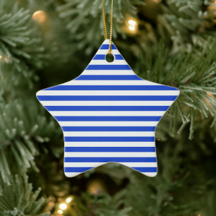 Royal Blue Combination Rand av Shirley Taylor Julgransprydnad Keramik