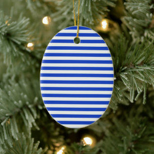 Royal Blue Combination Rand av Shirley Taylor Julgransprydnad Keramik