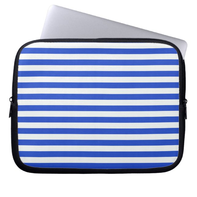 Royal Blue Combination Rand av Shirley Taylor Laptop Sleeve (Framsidan)