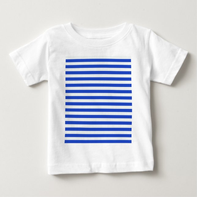 Royal Blue Combination Rand av Shirley Taylor Tee Shirt (Framsida)