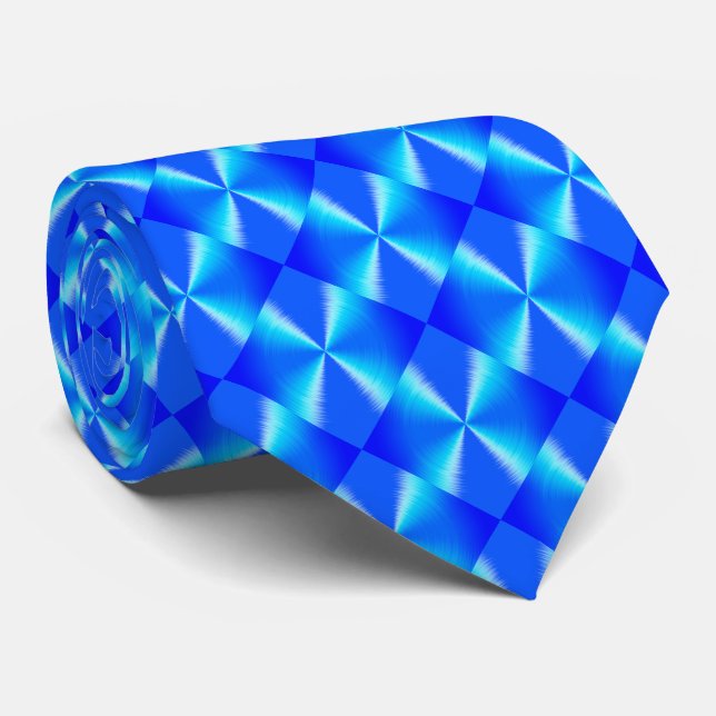 Royal Blue Diamond Mönster Slips (Rullad)