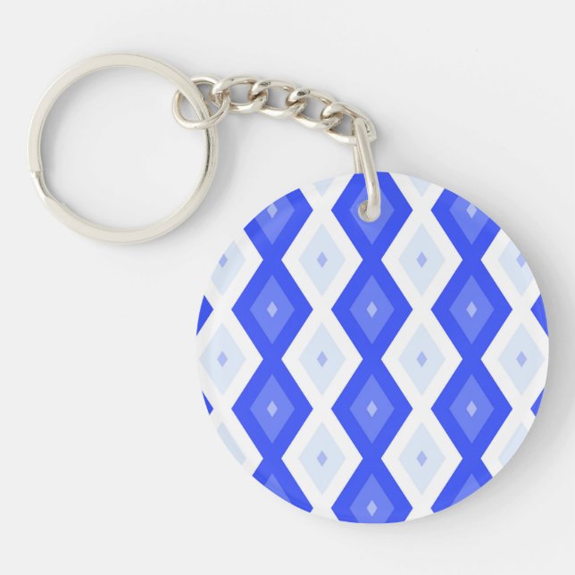 Royal blue diamond pattern (Framsidan)