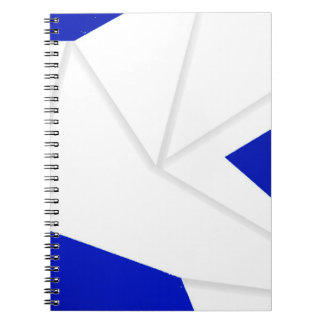 ROYAL BLUE DOVE ORIGAMI FEATHER ANTECKNINGSBOK