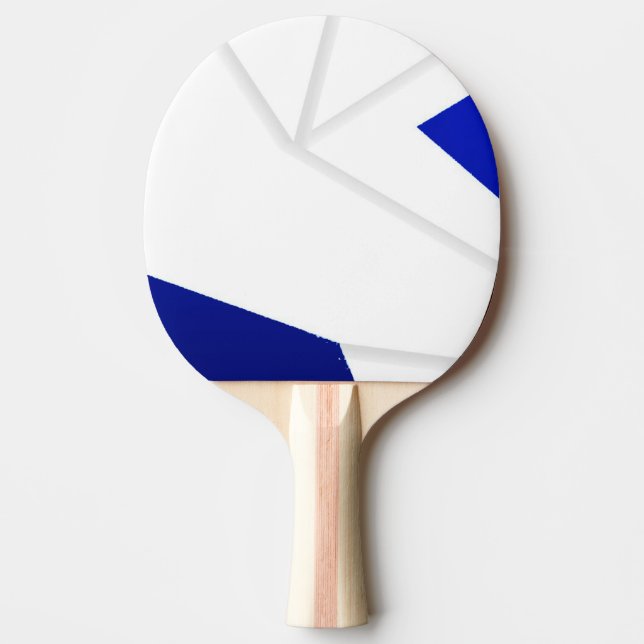 ROYAL BLUE DOVE ORIGAMI FEATHER SKATEBOARD PINGISRACKET (Framsidan)