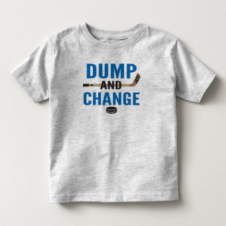 Royal Blue Dump and Change Hockey T Shirt