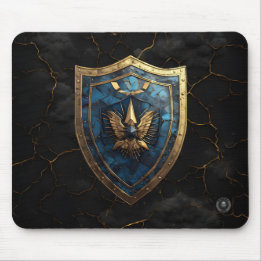 Royal Blue Eagle Crest Gaming Musmatta