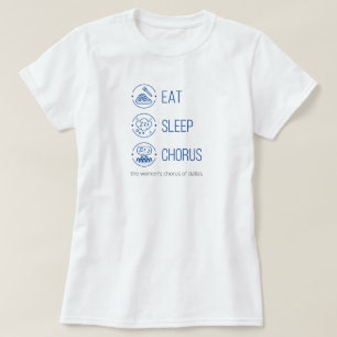 Royal Blue Eat. Sov. Chorus. T-Shirt